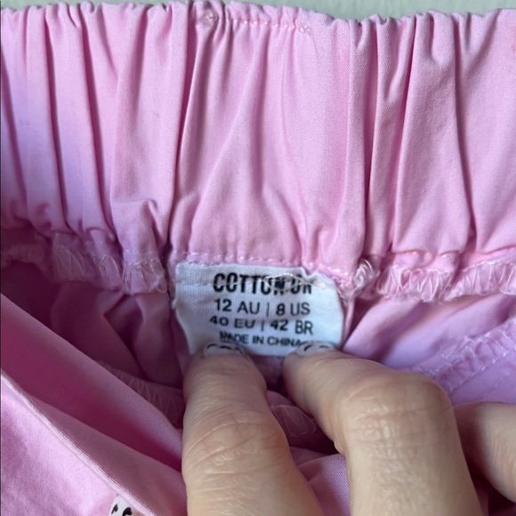 Cotton On Light Pink Cargo Pants - Picture 2 of 3